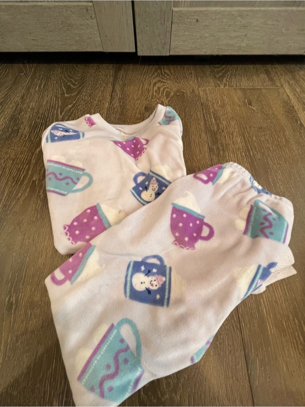 Girls Mixed Clothing Lot - Denim Shirt, Pink & Purple Pajamas - Picture 5 of 6